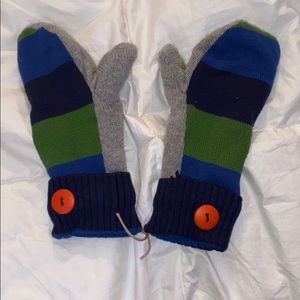 Homemade Knit Mittens